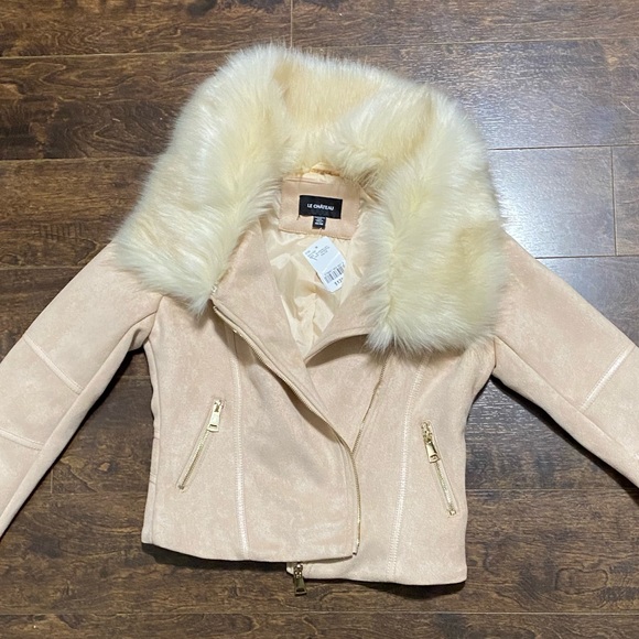 Le chateau faux suede jacket with faux fur lining - Picture 1 of 4